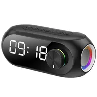 Portable Speakers S8 Caixa De Som Bluetooth Speaker With LED Display Stereo Subwoofer Speaker Alarm Clock FM Radio TF Auxiliary Bass Music Hot Z0331