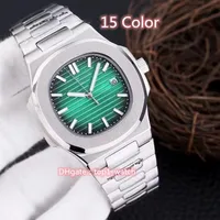 Men Watch Automatic Machinery Top High 15 colors Green rose gold Quality Sports Calendar 2813 Movement Watches Stainless Steel Lum273o