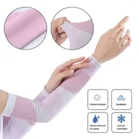 Knee Pads 2Pcs UPF50 Sun Protection Cooling Arm Sleeves Cover Women Men Sports Running UV Outdoor Fishing Cycling