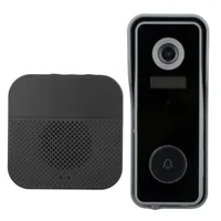 Doorbells Wireless WiFi Doorbell Camera With Chime 1080P HD 2 Way Audio For Home Apartment