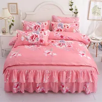 designer bed comforters sets Print Cotton Bedding Set Designer 1 Bed Sheets Fashion Cotton Cover Pillow Cases Classic Soft Duvet C236A