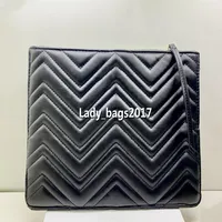 Classic Wave Pattern Clutch Bags Wallet Zipper Handbag Luxury Travel Case Black Purse Card Men Real Leather Passport Holder Design217J