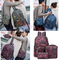 outdoor bags camouflage travel backpack computer bag Oxford Brake chain middle school student bag many colors Mix249M