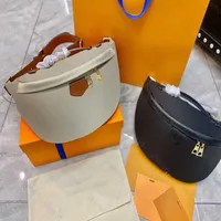 Fashion Waist Bag Luxury Designer Wallet 2 Colors Men Wallets Genuine Leather Bags Tote BUMBAG L Shoulder Camera Bag Purse Embossi235e