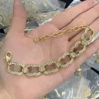 Designer Charm Bracelet Party Gold Wrist Chains Women channel Jewelry Big Letter Pendants Love Bracelets Woman Luxury Band Chain KXS4A