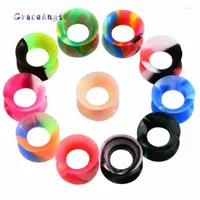 Stud Earrings GraceAngie 11pcs lot Mixed Color Colorful Set Silicone Ear Expansion Puncture Jewelry Punk Style For Lady Men