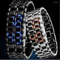 Wristwatches 2023 Fashion LED Digital Display Men Watch Mens Military Chrono Count Down Light Waterproof Sport Watches Man Clock