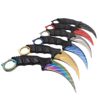 CSGO Karambit Claw Knife Hunting Knives Camping Survival Tactical CS GO Knife Stainless Steel Scorpion Outdoor Knife EDC Tools274g