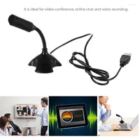 Microphones USB Desktop Microphone 360° Adjustable Support Voice Chatting Recording Mic For PC Mac With A Port