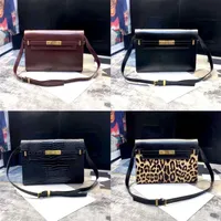 Designer Handbags Shoulder Crossbody Bag Luxury Handbag Leopard Purse Mini Totes dicky0750 Weave Letters Half Moon Alligator Croco2261