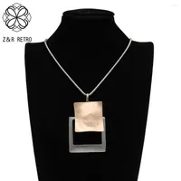 Pendant Necklaces Trending Products Geometric Suspension Pendants Necklace Korean Fashion Jewelry Gothic Accessories For Women In Drop