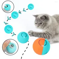 Cat Toys Training Self-moving Kitten Automatic Rolling Ball Smart USB Rechargeable Interactive