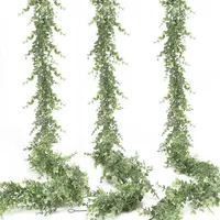 Other Event Party Supplies 5 Packs Artificial Eucalyptus Garlands Fake Greenery Vines Faux Hanging Plants for Wedding Table Backdrop Arch 230331