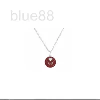 Earrings & Necklace designer Round 925 Sterling Silver Fashion Trend Men's and Women's Lovers Premium Gift SB8R