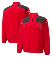 2023 Team F1 Formula One racing suit zipper jacket coat autumn and winter coat plus fleece coat custom extra size