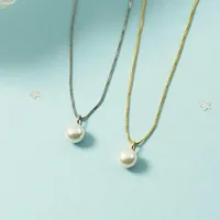 Pendant Necklaces 2023 Korean Exquisite Pearl Necklace Simple Charm Fashion Temperament Choker Women's Jewelry Collier Bijoux
