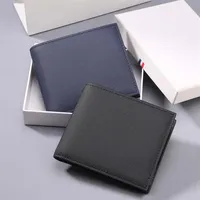 Code 1209 Genuine Leather Men Wallets with Coin Pocket Credit Card Holders Man Purses Male Billfold High Quality209o
