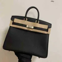 Designer Handbags Birkin Bags Herms Tote 2023 New h Family Womens Togo Semi Manual Wax Line Quality Single Shoulder Messenger Wm2qem Have Logo Frj