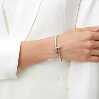 Designer carti bracelet fashion bangle MSO Silver Bracelet women's high-grade sense light luxury cool ins niche design new