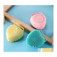 Dog Grooming Bathroom Bath Brush Mas Gloves Soft Safety Sile Comb With Shampoo Box Pet Accessories For Cats Shower Tool Fy3793 Drop Dhnu8