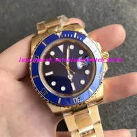 Luxury Mens Watch Ceramic Bezel Sapphire Cystal 18K Gold Stainless Steel 116610 Automatic Mechanical Men Watches Wristwatch2198