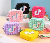 Borse di moda Pop borsetta giocattolo giocattolo bolle in borse da borse di compleanno per bambini ragazzi sensoriale popper girl borse toys4212602