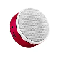Altavoz Bluetooth portátil, altavoces inalámbricos Bluetooth mini altavoz rojo