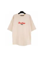 Projektant odzieży moda Pa Tshirty Palmes Angels Summer Nowy duży rękaw nietope para T-shirt okrągła szyja Trend
