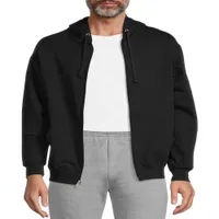 Works Men est une veste à sweat à capuche complète en polaire, tailles s-3xl