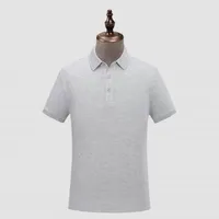 Camiseta de diseñador más vendida lacos trewneck de manga corta camiseta polo polo de cocodrilo estampado estampado top de moda