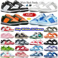 Dunks Low Retro Casual Shoes Homens Sapato Womens Branco Preto Panda Gray Fog Designer Dunke OG tênis Triple Pink UNC RECT CHunky Men Platform Sport Trainers