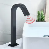 Badrumsvaskar kranar smart sensor kran för tvätt av tvättställ vatten kran blandare vattenfall bassäng