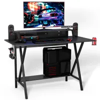 Desk All-In-One Professional Gamer Desk Cup Kopfhörerhalter Steckdosenleiste
