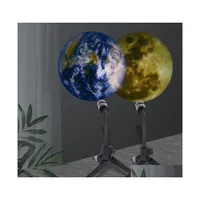 Ночные светильники Sky Light Planet Magic Projector Moon Earth Проекционная светодиодная лампа 360 ﾰ Вращающийся USB -перезарядка для детей Drop Delivery L DHAM0