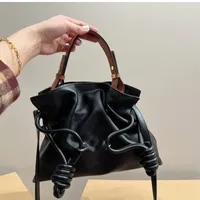 Designer torba luksusowe torby loewees Lucky Bag torebka na ramię Messenger Bag Bagpe Purple Czarna różowa skórzana torba Crossbody Bag Women Wysokiej jakości pierogi