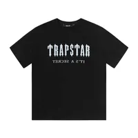 Designer Fashion Clothing T -shirt T -shirt Trapstar Paris Limited Gradient Letter Short Sleeve T -shirt Street Loose katoen Coton Ronde Nek Top Zomer Luxe Casual STR