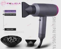 Электрический фен с феном Felicia Professional Salon Инструменты выдувают тепло, супер скорость вентилятор сухой фен, DHL 6454431
