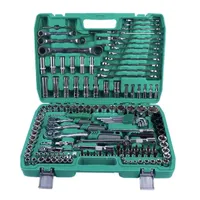 121 -stuk socket sleutelset, automotive reparatietoolset, socketcombinatieset, onderhouds- en reparatietoolset