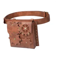 Riñoneras Paquete Bolsa Cinturón ajustable Monedero Bolsa medieval Fanny para acampar Senderismo Senderismo Al aire libre Mujeres Hombres