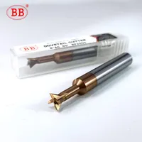 الأجزاء BB Carbide Milling Milling Cutter CNC Tool 45 60 75 درجة 6 مم 8 مم 10 مم 12 مم أداة تصنيع الصلب التنغستن لمصنع الطرف المعدني
