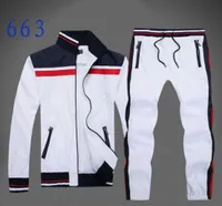 NEW Men039s Full zip polo tracksuit men sport suit cheap men sweatshirt and pant suit hoodie and pant set sweatsuit men fre9371087