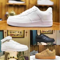 Airforces 1 Classic Running Shoes One Skateboarding Retro Triple Designer White Black Airs High Low Cut Trainers Forces 1s 07 Original Outdoor Skate Sports Sneakers
