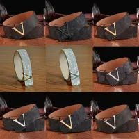Diseñador Hombres Mujeres Cinturones Cinturones de cuero clásicos Cinturones de tela escocesa Jeans de mujer cien con cinturón con caja