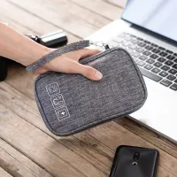 Portable Cable Digital ztp Bags Organizer USB Gadgets Wires Charger Power Battery Zipper Cosmetic Bag Case