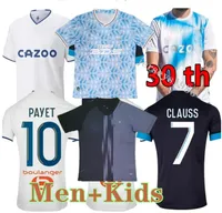 22 23 Maillot Alexis Soccer Jerseys 30 -årsjubileum Special 2023 Marseilles Guendouzi Payet Clauss Football Shirts Men Kids Kit Veretout Ounahi S 4XL