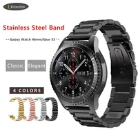 Watch Bands Metal Strap For Gear S3 Frontier Galaxy 46mm Band Smartwatch 22mm Stainless Steel Bracelet Huawei GT S 3 46247s