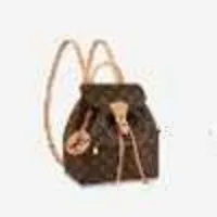 Luxury Brand Bag M45501 MONTSOURIS SMALL BACKPACK Men Backpacks Women Backpacks Top Handles Bag Totes Bags NOQJ