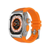 Voor Apple Watch Ultra Case Smart Watches uiterlijk Bekijk 8 Ultra Riem Marine Strap Hartslag Slaap Fitness Smart mobiele telefoon Watch Band Sport Iwatch Case