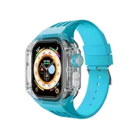 للحصول على ظهور Apple Watch Iwatch Ultra Smart Watches Series 8 مشاهدة Marine Strap Smartwatch Sport Watch Wireless Charging Strap Box Case