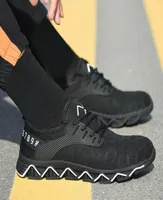 Dihope Safety Shoes 2020 Men039S 강철 발가락 안티 싱 건설 작업 운동화 야외 통기성 가벼운 체중 안전 부츠 8798668